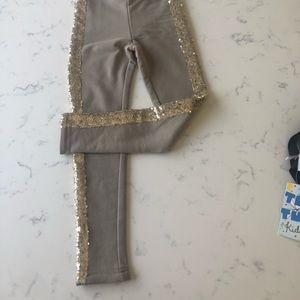 New Joyfolie Sequin Trimmed leggings
